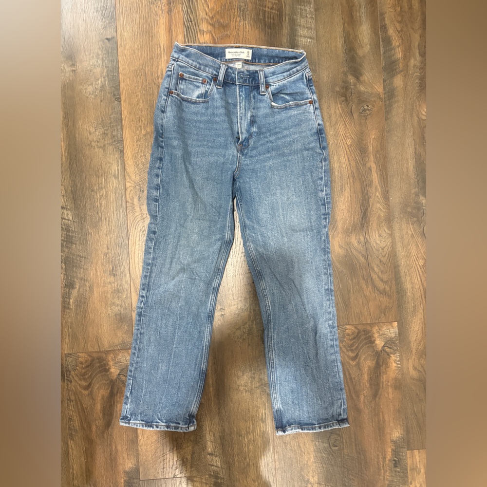 Abercrombie & Fitch Distressed Blue Jeans